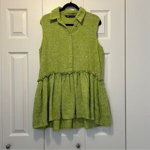 Zara Sleeveless dress with collar